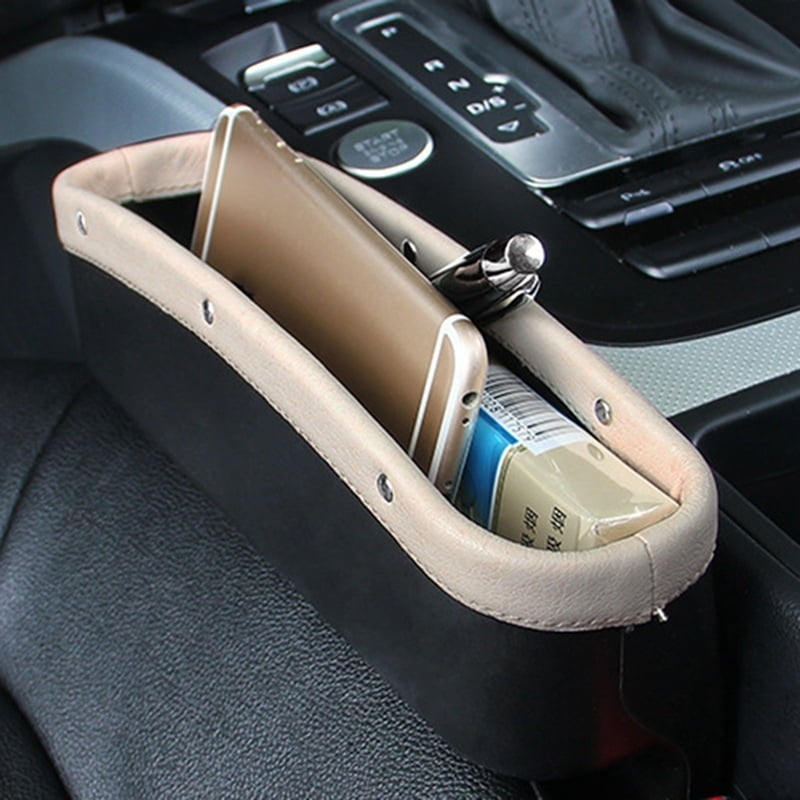 Akoada New Fashion Car Seat Crevice Pockets 3 Color Pu Leather Car Seat Crevice Pockets 3 Color