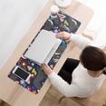 thumbnail image 3 of Long Mouse Pads for Desk,Bernese Mountain and Flower Desk Mats on Top Of Desks, Desk Mouse Pad Extra Large with 3mm Non-Slip Base and Stitched Edge for Gaming,Office,Work,Home 31.5"x11.8", 3 of 6