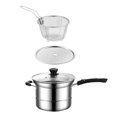 thumbnail image 1 of Olla para leche kusrkot Utensilios de cocina acero inoxidable Mango largo, 1 of 8