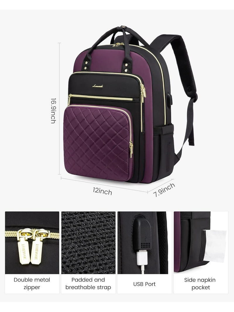 Lovevook Laptop Backpack Purses for Women,Nurse Teacher  display picture 1