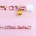 thumbnail image 4 of Personalized detachable cat collar with bell, safe quick release kitten collar, 4 of 8