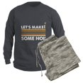 thumbnail image 6 of CafePress - Cicadas Let's Make Some Noise Periodical Cicadas - Men's Long Sleeve Charcoal Pajama Set, 6 of 7