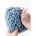 thumbnail image 7 of 2Pcs Fuzzy Ball Hand Towel, Soft, High Absorbent, Microfiber, for Instant Drying of Hands, for Home,Kitchen,Bathroom, Washstand, Powder Room Gadgets (Blue), 7 of 7