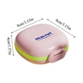 thumbnail image 2 of Medication Reminder Box With Portable And Portable Small Dispensing Device For Packaged Drugs, One Week Pill Organizer For Daily Medication Management, Compact Weekly Pill, 2 of 5