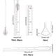 thumbnail image 2 of 38 frascos pulverizadores graduados de vidrio transparente de 10 ml, rellenables, para perfumes, aceites esenciales y líquidos., 2 of 5