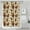 Beige Highland Cow, variant on Green Highland Cow Daisy Pattern Shower Curtain 36"x72" ,Bathroom Decorative Shower Curtains Set with 12 Hooks,Modern Waterproof Washable Shower Curtain