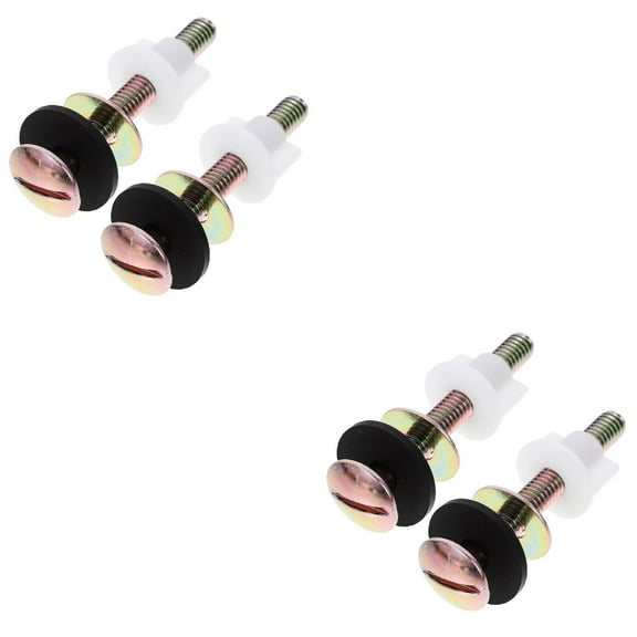 WORGEOUS 4 pcs Toilet Tank Bolts Replacement Toilet Seat Bolts Universal Toilet Metal Bolts