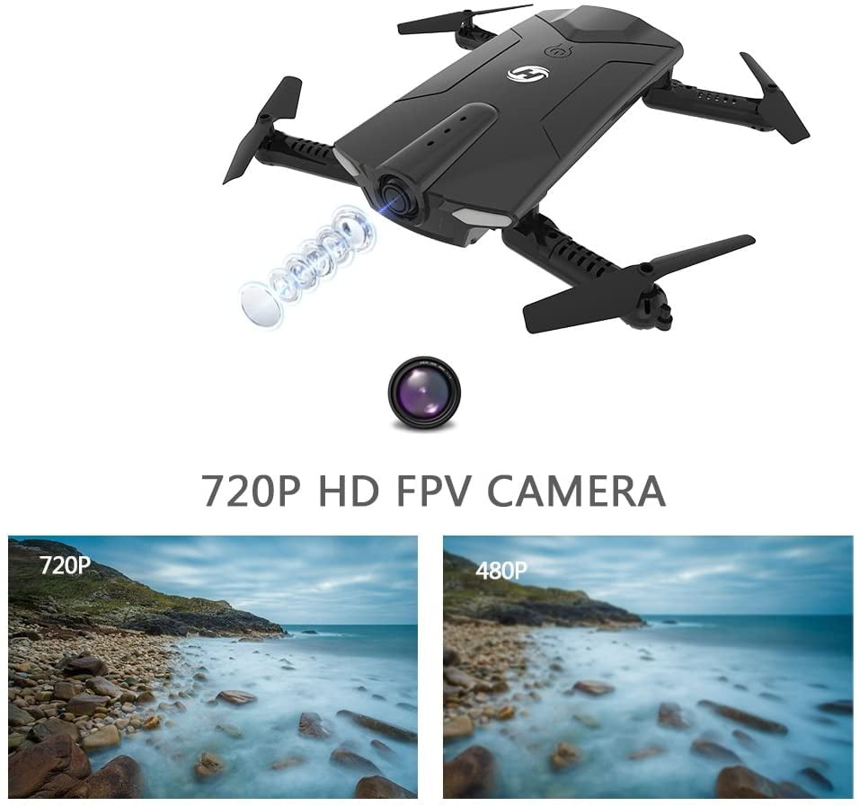 holy stone hs160 shadow fpv rc drone with 720p hd