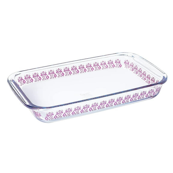 Spice by Tia Mowry 2.3 Quart Spicy Cloves Glass Rectangular Baker – Oven & Kitchen Ready
