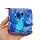 thumbnail image 2 of Monedero corto con estampado de Anime Lilo Stitch, bonito y encantador monedero de PU con dibujos animados para niñas y niños, regalo de cumpleaños para niños, 2 of 4