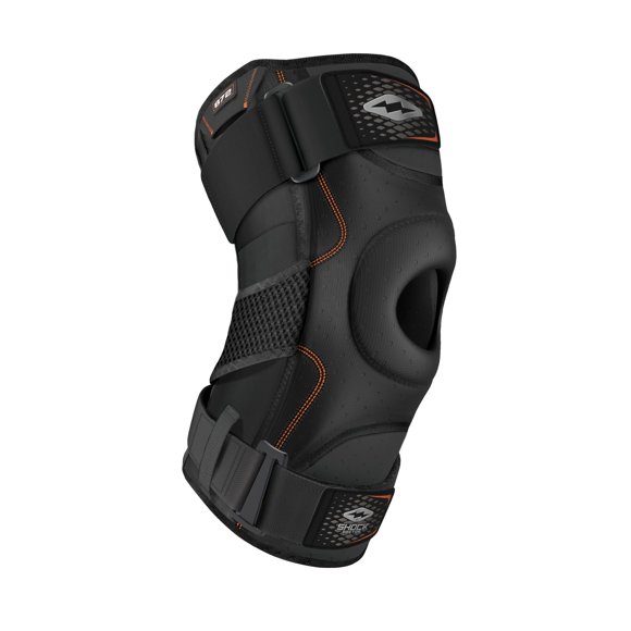 Shock Doctor Knee Support with Dual Hinges, Black, Medium