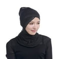 thumbnail image 1 of Chapeau Turban Extensible Musulman pour Femmes Bonnet Chimio Foulard de Tête, 1 of 2