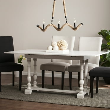 SEI Furniture Edenderry Farmhouse Folding Console Dining Table