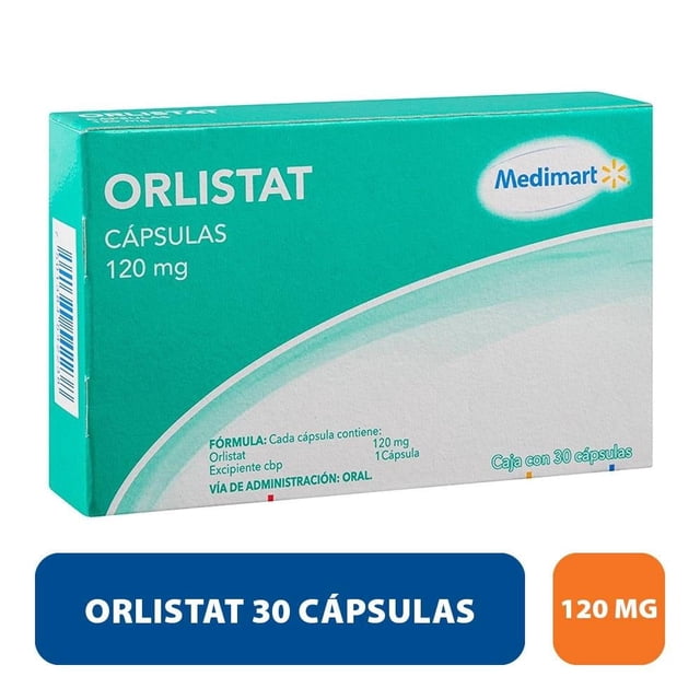 Orlistat Medimart 120 mg 30 cápsulas