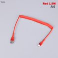 thumbnail image 1 of YLIL Carga Rápida Tipo C 65W 5A Cable Primavera Telescópica Línea De Datos Cargador De Teléfono De Coche Para Samsung Xiaomi ., 1 of 4