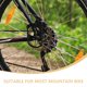 thumbnail image 2 of Protector universal de protección de cambio trasero para bicicleta de montaña (negro), 2 of 7
