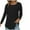 Black, variant on ATOYSOY Women's Workout Solid Color Pullover Spring Long Sleeve Shirts Winter Casual Blouse Pleated Fashion Round Neck Sweatshirts Loose Tops Dressy Tunic Black L
