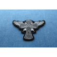 thumbnail image 3 of Cross with Wings Iron on Christian Patch - 4x3.2 inch - Embroidered Iron on Patch, 3 of 5