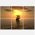 thumbnail image 2 of Design Art - Navire et Coucher de Soleil, 2 of 3