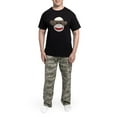 thumbnail image 5 of CafePress - Sock Monkey Face Men's Dark Pajamas - Men's Dark Loose Fit Cotton Pajama Set, 5 of 7