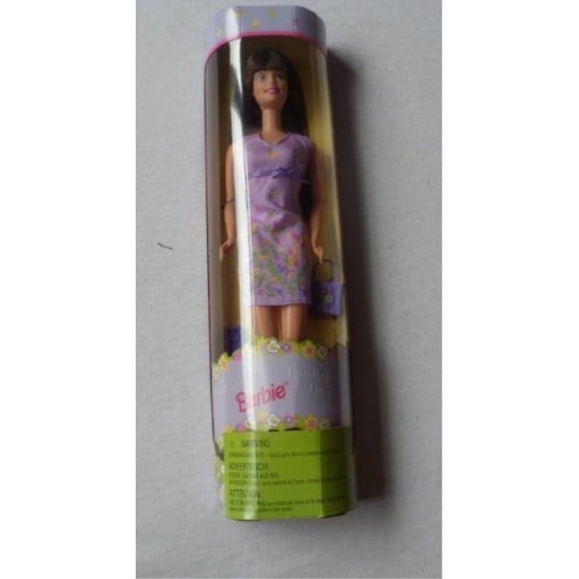pretty flowers barbie doll