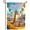 A, variant on XaaKee Yard Flags, Vintage West Coast Cool Humorous Mural Pattern Yard Flag, Double-sided High-Quality White Linen Small Garden Flags, Outdoor Display, 12x18Inch