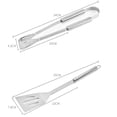 thumbnail image 3 of Cqxid Cutter Under $30 Set Senior Set Barbecue Outdoor Tool Barbecue Accessories Stainless Steel Kitchen，Dining & Bar, 3 of 6