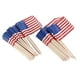thumbnail image 2 of Selecciones de bandera de EE. UU. | Palillos de madera de grado alimenticio patriótico para aperitivos sándwiches hamburguesas cupcakes | Brochetas de cóctel | 2.5 pulgadas | Paquete de 100, 2 of 9