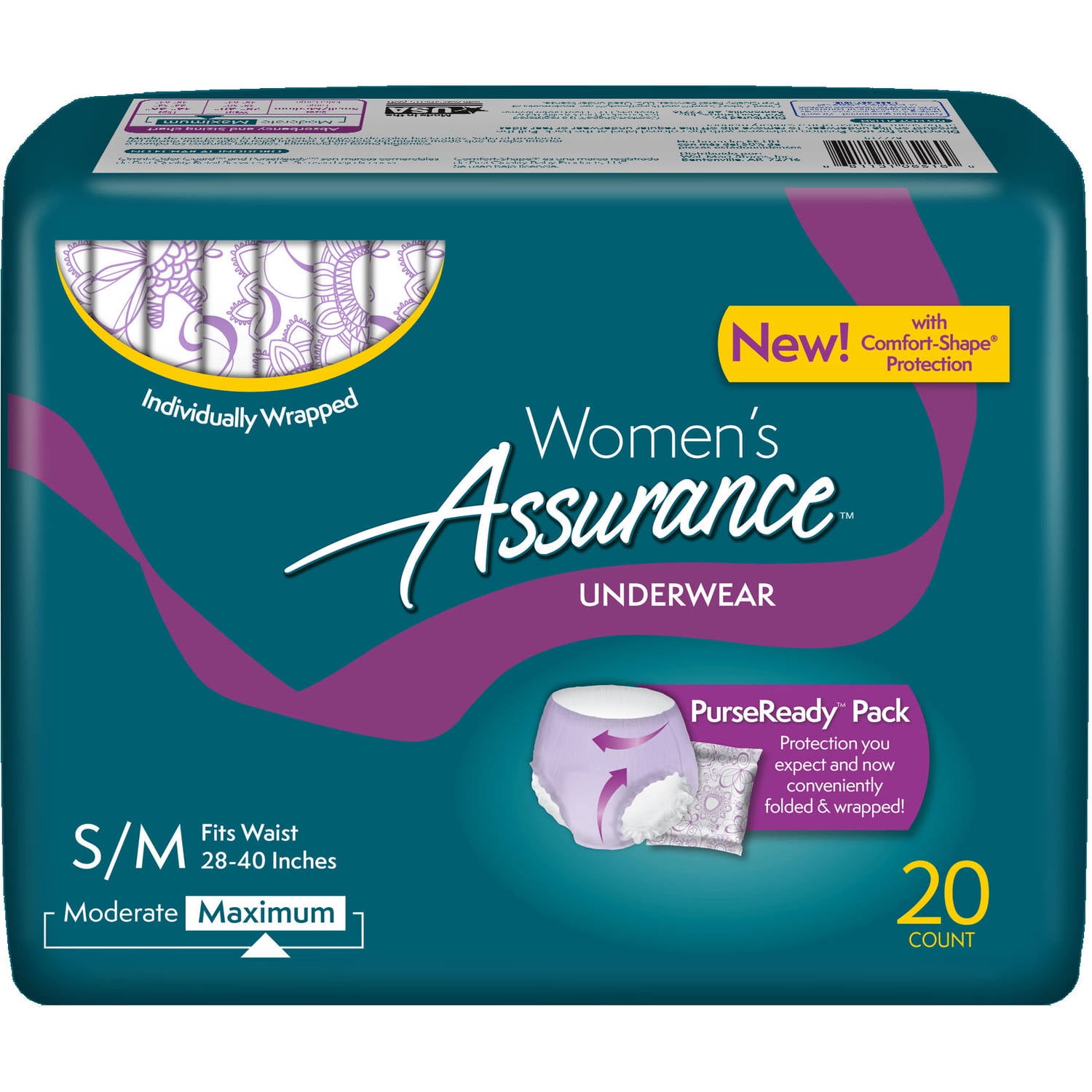 Assurance for Women Maximum Absorbency Protective Underwear, Extra