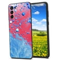thumbnail image 1 of Compatible with Samsung Galaxy S21 FE Phone Case, Blue-Marble-42 Case Silicone Protective for Teen Girl Boy Case for Samsung Galaxy S21 FE, 1 of 1