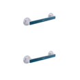 thumbnail image 3 of Monstrate Zapatero Almacenamiento sobre la puerta Soporte para colgar Organizador Estante Gancho Azul 2piezas Monstrate CBP139977, 3 of 6
