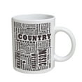 thumbnail image 1 of KuzmarK Coffee Cup Mug 11 Ounce -  Country Music, 1 of 1
