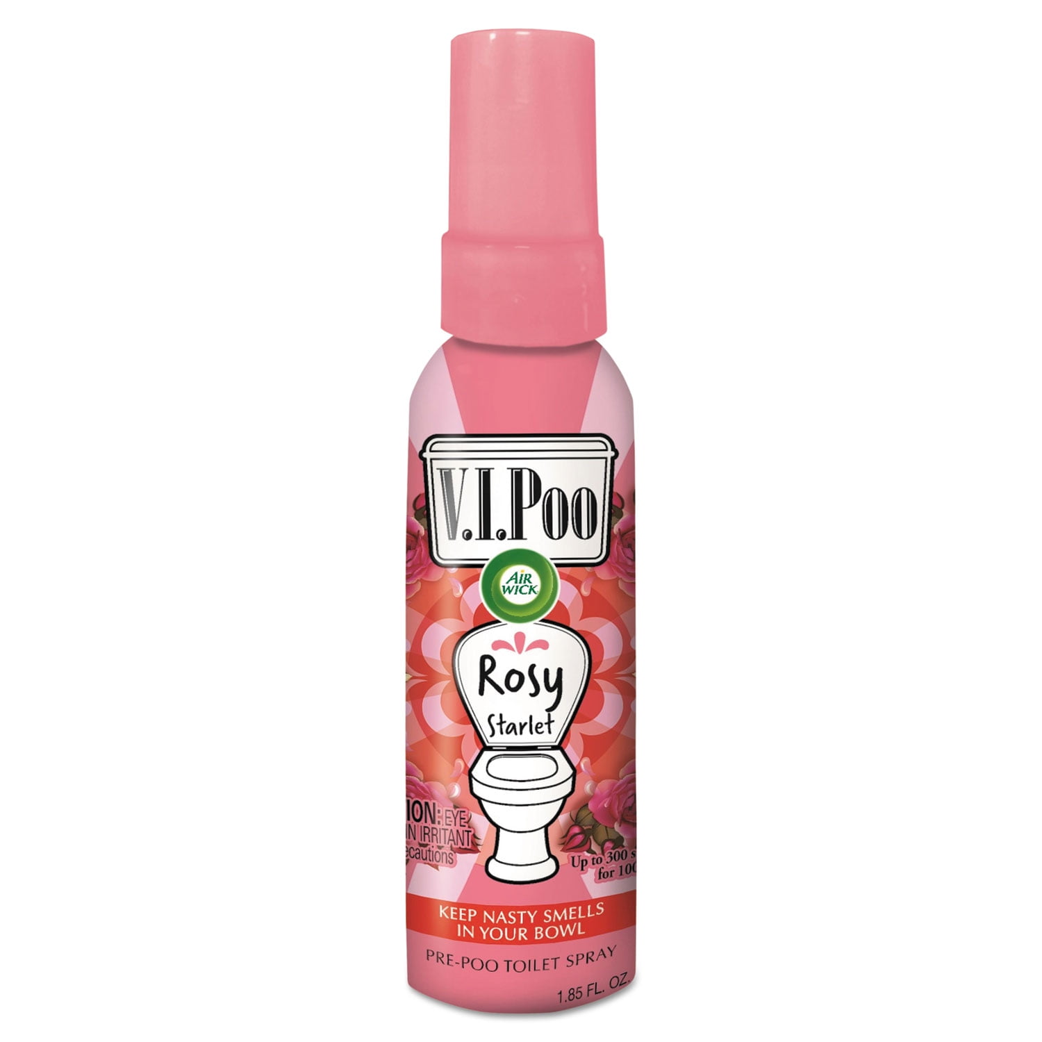 Air Wick V.I. Poo PrePoo Toilet Spray Rosy Starlet 1.85 oz Spray Bottle 6/Carton 96533