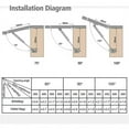 thumbnail image 5 of Amortiguadores hidráulicos de alta presión de 120 N para puertas de armarios y muebles, 5 of 5