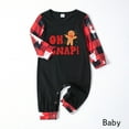 thumbnail image 5 of Oh Snap! Gingerbread Christmas Pajamas for Family and Dog, Plaid Holiday PJ Sets, Plus Size Available, 5 of 7