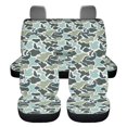 thumbnail image 2 of Qpednta Fish Camo Car Seat Covers Sets Front Seats and Rear Bench Cover Protector Anti-Slip Back Fabric Breathable Seat Cover Universal Fit Most Cars,SUV, Trucks, 2 of 7