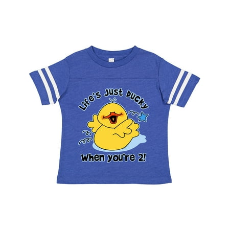 

Inktastic Life s Ducky 2nd Birthday Gift Toddler Boy or Toddler Girl T-Shirt