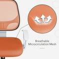 thumbnail image 5 of Mecor Kids Desk Chair Teens Computer Chair with Low BackArm & Adjustable Swivel Study Chair, Orange, 5 of 5
