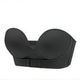 thumbnail image 3 of Women Strapless Bra Super Push Up Invisible Brassiere Front Closure Padded Gather Strapless Bralettes, 3 of 10