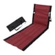 thumbnail image 1 of Respaldo de camping plegable, cómodo cojín para asiento de playa, fácil de transportar, asiento de suelo Rojo oscuro, 1 of 8