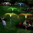 thumbnail image 2 of 2Pcs Solar Garden Lights Solar Outdoor Lights Waterproof 7 Color Changing Solar Fiber Optic Lights for Christmas Outdoor Yard Garden Decor,Gifts for Women, 2 of 15