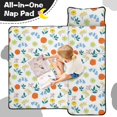 thumbnail image 4 of Pioneer Flower Floral Print Pattern Teens Toddler Nap Mat with Pillow, Sleeping Mat Bag for Preschool Daycare 59"x22", 4 of 6