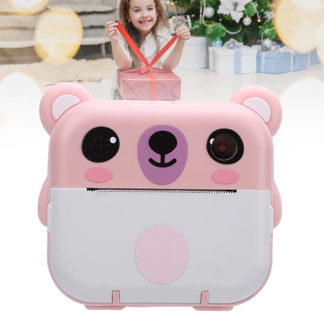 Cámara Instantánea Con Videos Y Juegos De Música De Pantalla De 2 Pulgadas, Niños Creativos Presenta, 1080p Cámara Digital De Impresión Instantánea Para Papel Impreso,