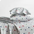 thumbnail image 2 of Bare Home 100% Double Brushed Cotton Flannel Sheet Set, 2 of 5