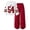 Red, variant on Enyan Girl's 2 Piece Outfits Trendy Long Sleeve Y2K Shirt Top Cargo Baggy Pants Set Teen Kid Girl Winter Clothes,9-10 Years