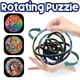 thumbnail image 2 of Rompecabezas 3D con bola giratoria, rompecabezas creativo de madera, juguete educativo Montessori para niños y adultos, 2 of 3