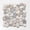 Grey / White / Tan Natural, variant on Cruz Bay Studio XS3PWH Sliced Pebble - White Natural