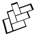 thumbnail image 4 of Miangastore Stepping Stones Mold Plastic Pavement Mold Path Making Mold Plastic Path Maker for DIY, 4 of 7