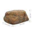 thumbnail image 2 of Soporte oculto para llaves, escondite exterior para llaves, caja de almacenamiento oculta para llaves, escondite para llaves de imitación de piedra para jardín, 2 of 8