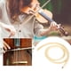 thumbnail image 1 of Arco de violín FLhrweasw de 2 madejas universales de pelo de caballo semental amarillo y blanco, 1 of 7